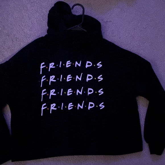 F.R.I.E.N.D.S black hoodie size xs - Picture 1 of 1